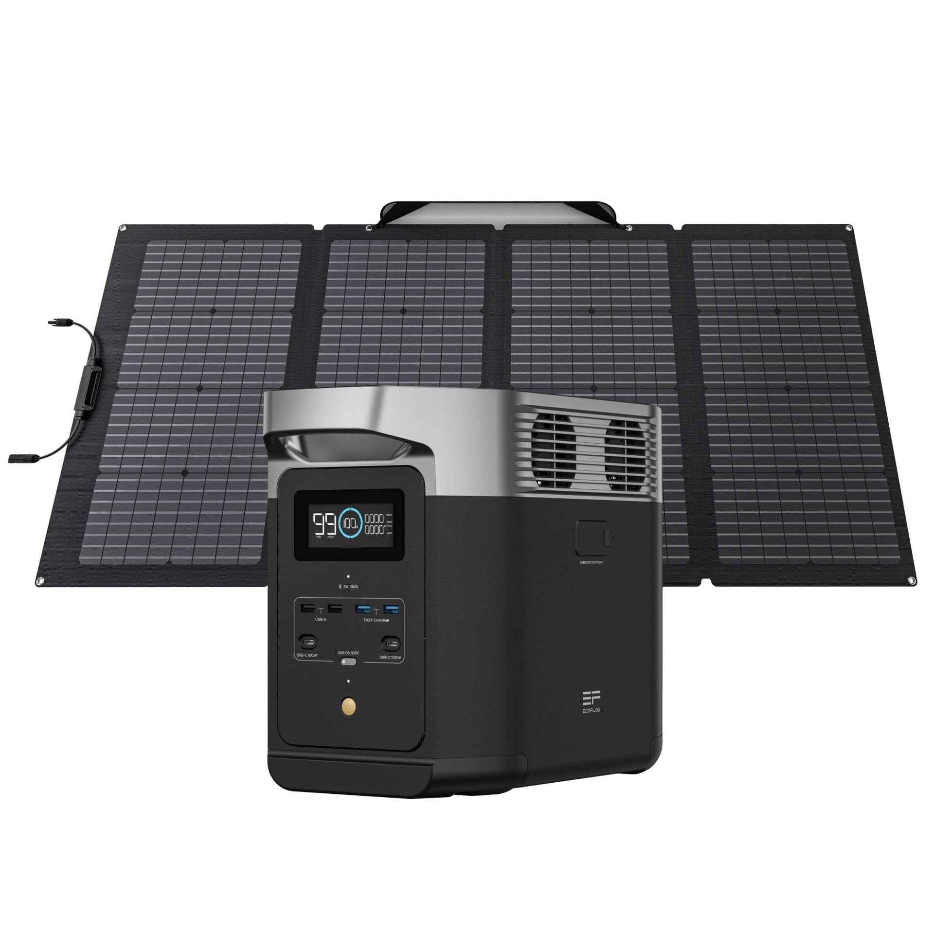 EcoFlow Powerstation 'Delta 2' mit 220 W Solarmodul EcoFlow Powerstation 'Delta 2' mit 220 W Solarmodul von EcoFlow