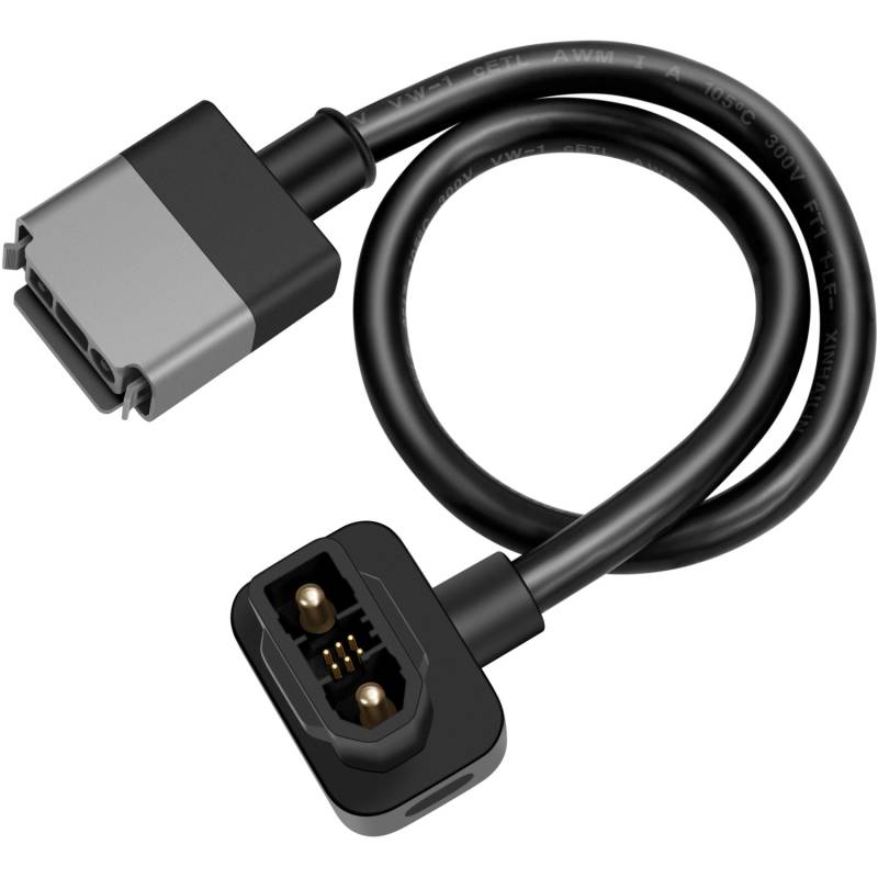EcoFlow Verbindungskabel PowerStream zu Delta 2/Max Silber-Schwarz 0,4 m von EcoFlow