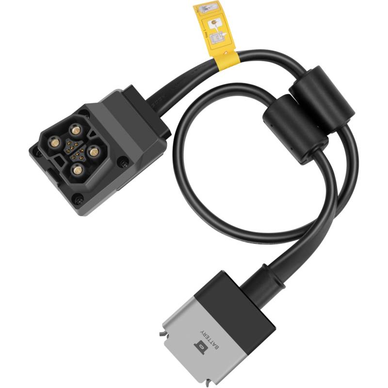 EcoFlow Verbindungskabel PowerStream zu Delta Pro Silber-Schwarz 0,5 m von EcoFlow