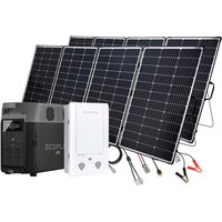 Ecoflow Solaranlage "Delta Pro Powerstation mit 2 x 440W Offgridtec Solarmodul", (Spar-Set) von EcoFlow