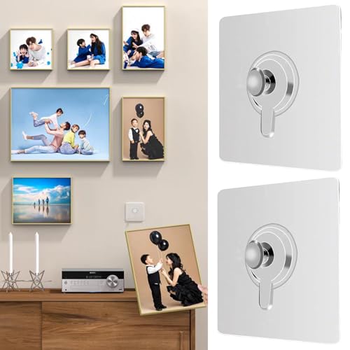 EcoGleam 15 Pcs Klebenagel,Bilder Aufhängen Ohne Bohren,Klebehaken Bilderrahmen,Bildaufhänger Selbstklebend für Bilder, Poster, Fotos, Dekorative Gemälde von EcoGleam