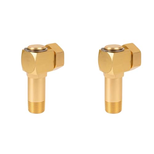EcoGleam Gartenschlauch Adapter Messing Ersatzteil, Verbinder Gartenschlauch Adapter Messing Ersatzteil Drehbarer Gartenschlauch Anschlusskupplung Adapter Einfache Installation von EcoGleam