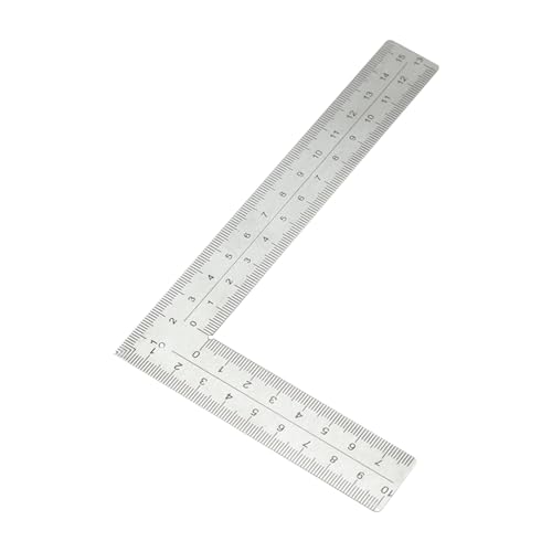 EcoGleam Schreinerwinkel, Mini Lineal Metall Rahmenlineal Messwerkzeug aus Edelstahl, 90° Winkel U-förmig, Präzisionsmesswerkzeug für Bau und Rahmenarbeiten EcoGleam Schreinerwinkel, Mini Lineal Metall Rahmenlineal Messwerkzeug aus Edelstahl, 90° Winkel U-förmig, Präzisionsmesswerkzeug für Bau und Rahmenarbeiten von EcoGleam