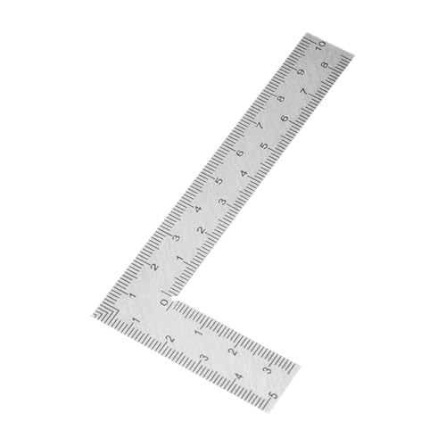 EcoGleam Schreinerwinkel, Mini Lineal Metall Rahmenlineal Messwerkzeug aus Edelstahl, 90° Winkel U-förmig, Präzisionsmesswerkzeug für Bau und Rahmenarbeiten EcoGleam Schreinerwinkel, Mini Lineal Metall Rahmenlineal Messwerkzeug aus Edelstahl, 90° Winkel U-förmig, Präzisionsmesswerkzeug für Bau und Rahmenarbeiten von EcoGleam