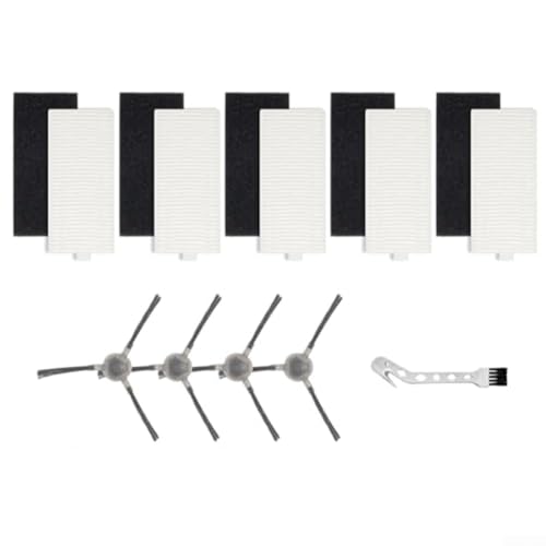 Ersatzteil-Set für Lefant M1 M2 Pro Saugroboter mit 5 HEPA-Filtern, Seitenbürsten, Reinigungswerkzeugen von EcoLivzen