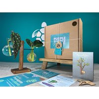 Pflanzenvermehrung Geschenk + Geschenkbox | Wachsen Sie Ihre Pflanzen-starter-station Geschenke Für Zimmerpflanzenstecker Kostenlose Plant von EcoPurpleTurtleCo