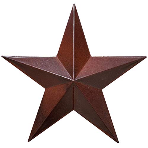EcoRise Scheunenstern – Metallsterne für den Außenbereich, Texas-Sterne, Kunst, rustikal, Vintage, Western-Landhaus, Bauernhaus, Wanddekoration (27,9 cm) von EcoRise