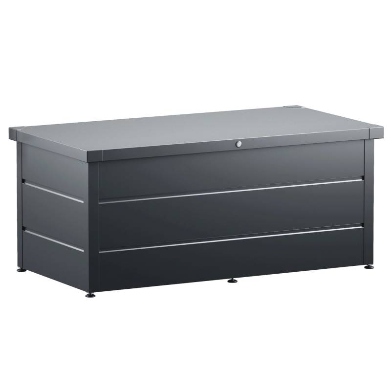 EcoStar Gartenbox Elegant 166 cm x 88 cm x 73 cm Anthrazit Grau von EcoStar