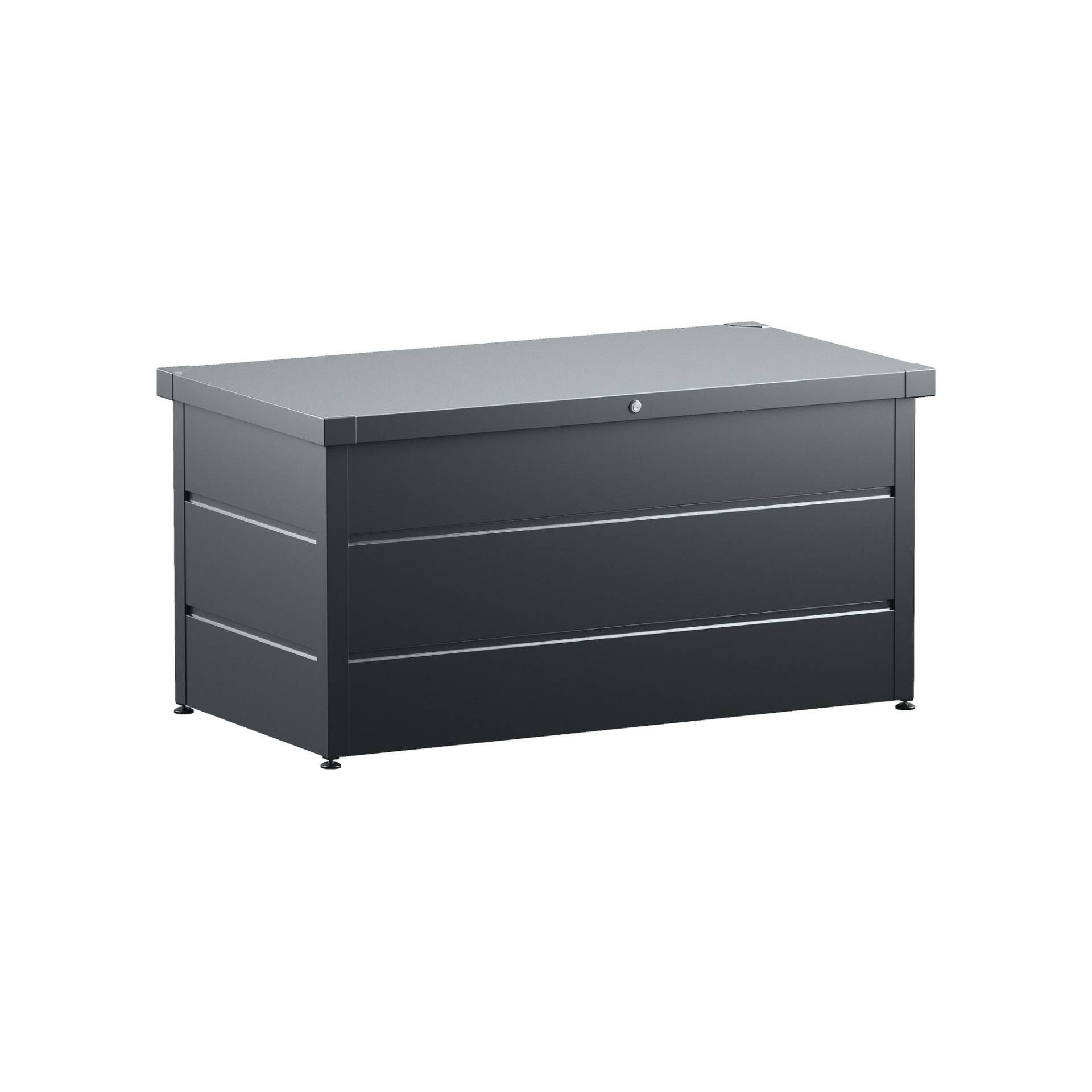 EcoStar Gartenbox Stahl anthrazit 136 x 67,5 x 72,5 cm von EcoStar