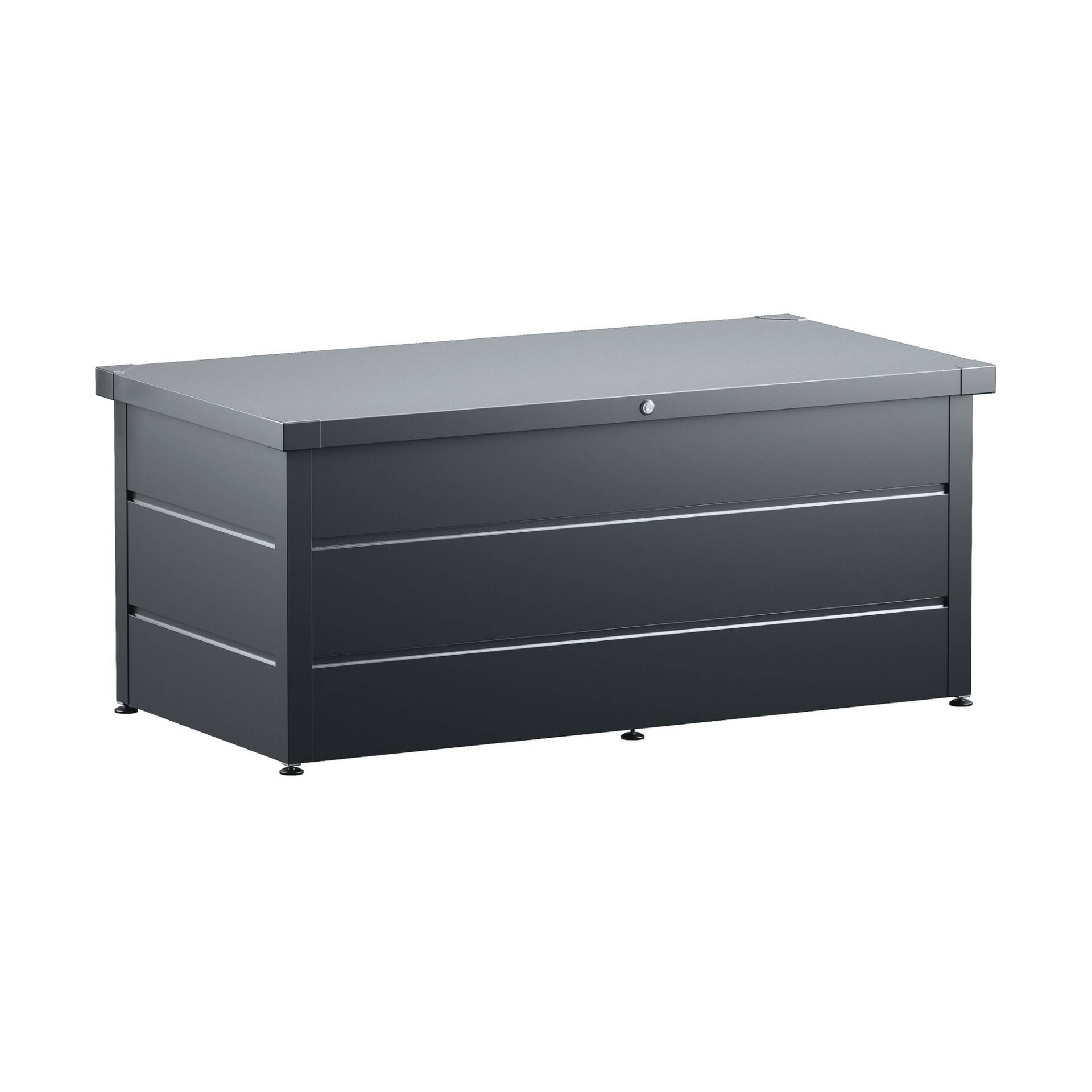 EcoStar Gartenbox Stahl anthrazit 166 x 87,5 x 72,5 cm von EcoStar