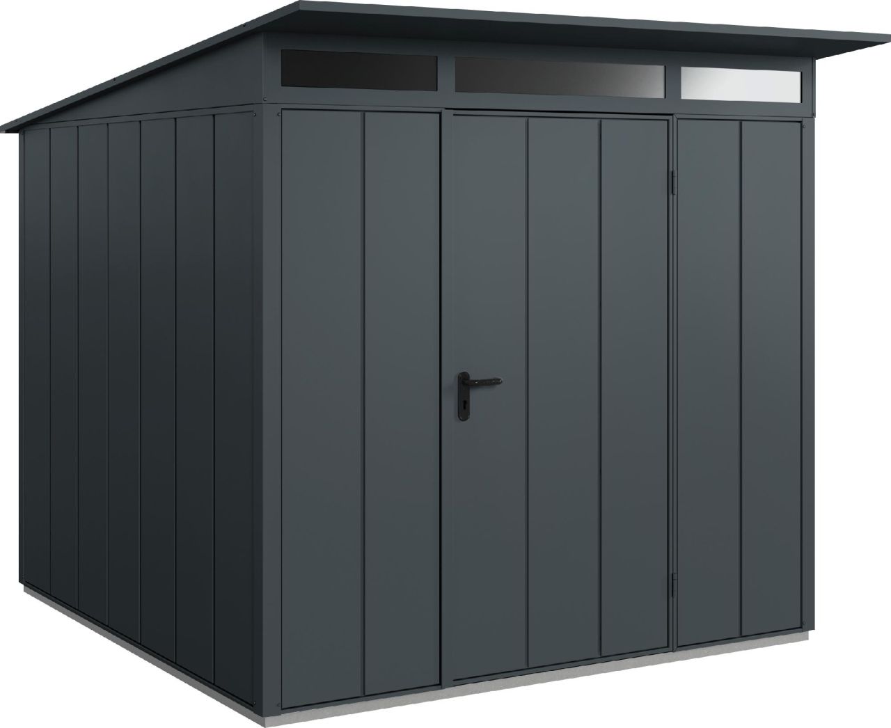 EcoStar Gerätehaus Elegant-P Typ 2 anthrazitgrau 247,9 x 283,4 x 232,3 cm von EcoStar