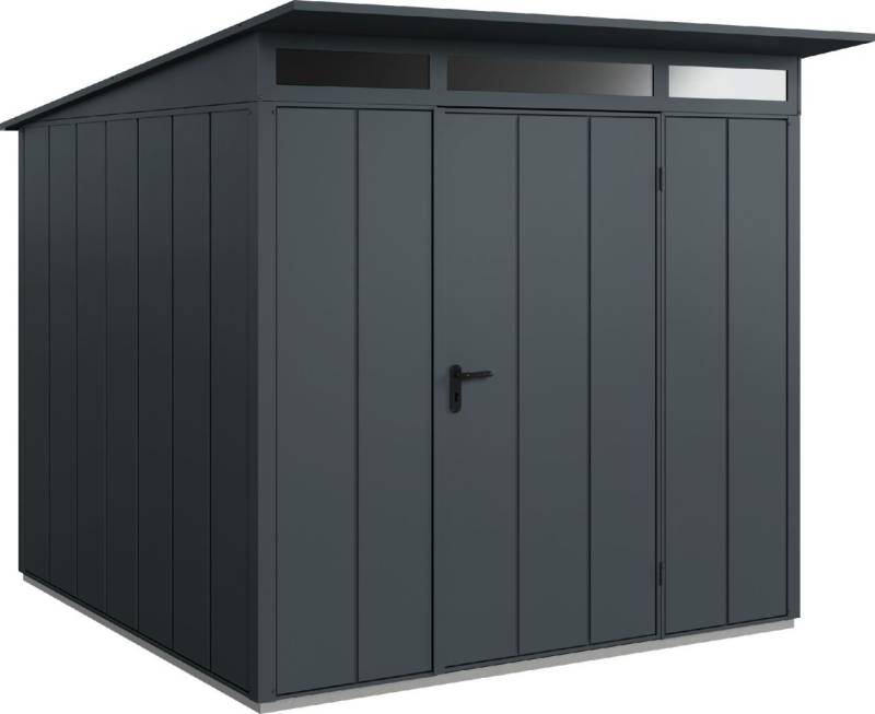 EcoStar Gerätehaus Elegant-P Typ 2 anthrazitgrau 247,9 x 283,4 x 232,3 cm von EcoStar