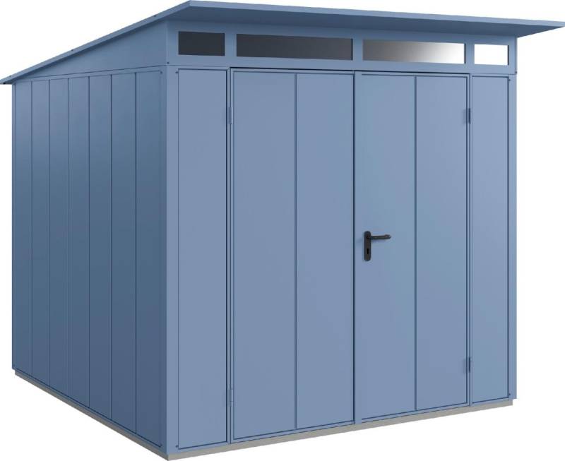 EcoStar Gerätehaus Elegant-P Typ 2 taubenblau 247,9 x 283,4 x 232,3 cm von EcoStar