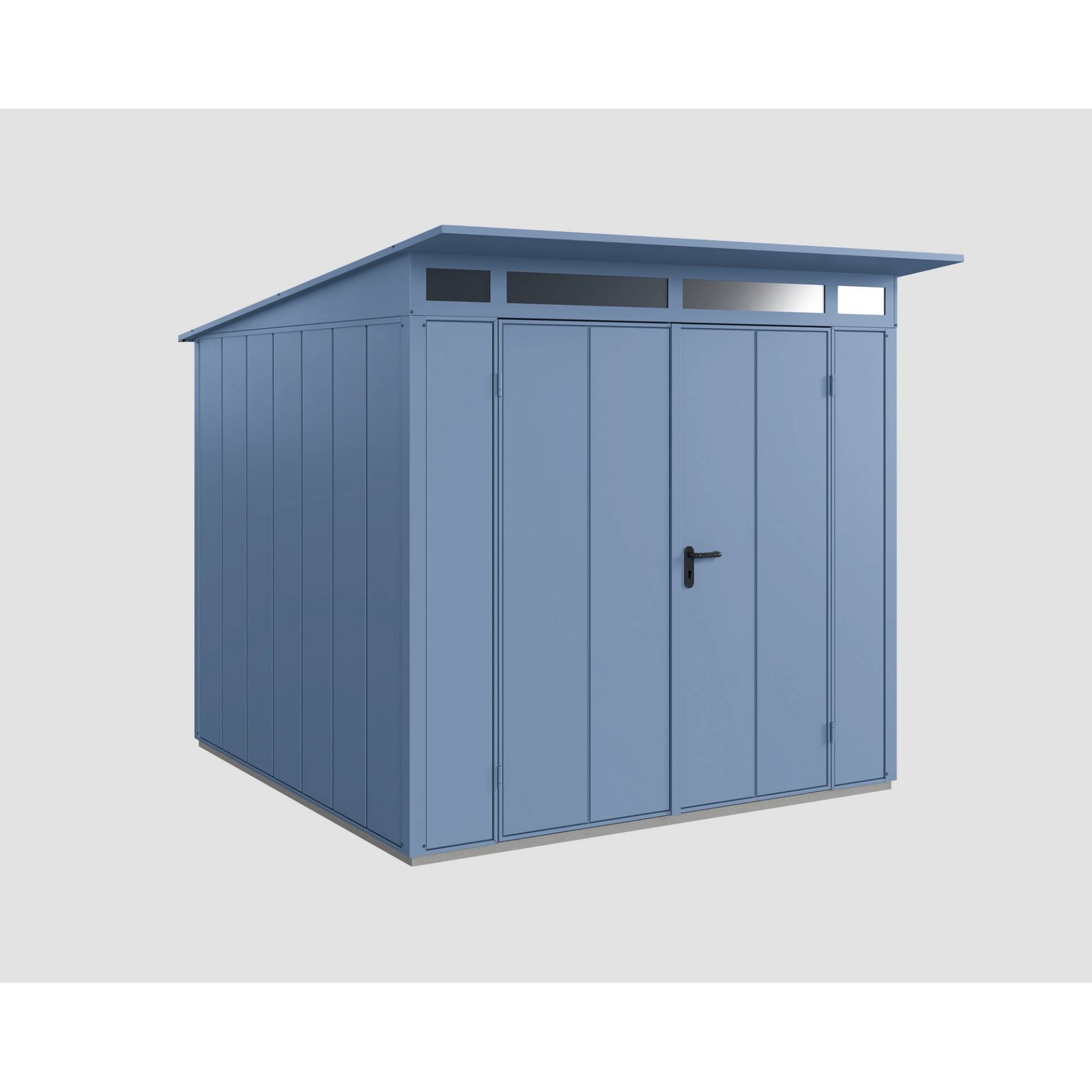 EcoStar Gerätehaus 'Elegant-P Typ 2' taubenblau 238 x 238 cm, mit Doppeltür EcoStar Gerätehaus 'Elegant-P Typ 2' taubenblau 238 x 238 cm, mit Doppeltür von EcoStar
