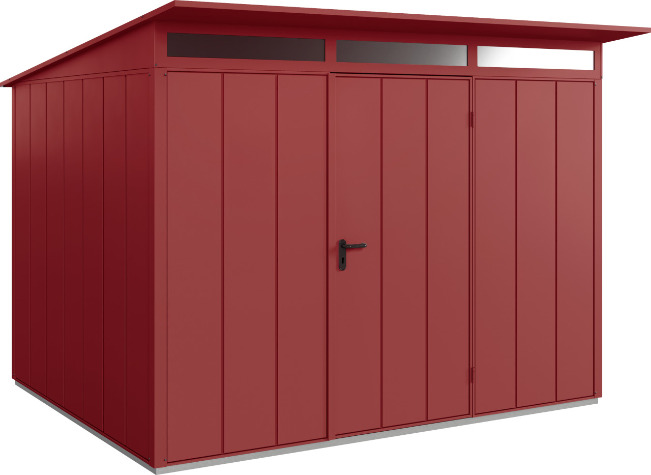 EcoStar Gerätehaus Elegant-P Typ 3 purpurrot312,7 x 283,4 x 232,3 cm von EcoStar