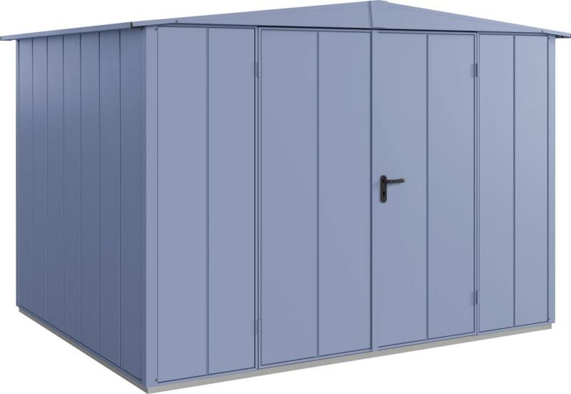 EcoStar Gerätehaus Elegant-S Typ 3 323,6 x 247,7 x 219,4 cm taubenblau von EcoStar
