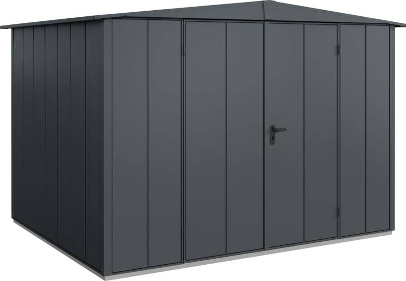 EcoStar Gerätehaus Elegant-S Typ 3 anthrazitgrau 2 flg 323,6 x 247,7 cm von EcoStar