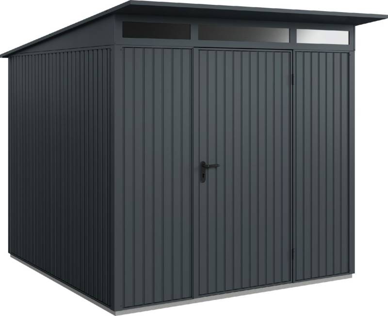 EcoStar Gerätehaus Trend-P Typ 2 anthrazitgrau 247,9 x 283,4 x 232,3 cm von EcoStar