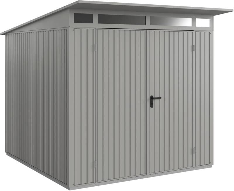 EcoStar Gerätehaus Trend-P Typ 2 247,9 x 283,4 x 232,3 cm graualuminium von EcoStar