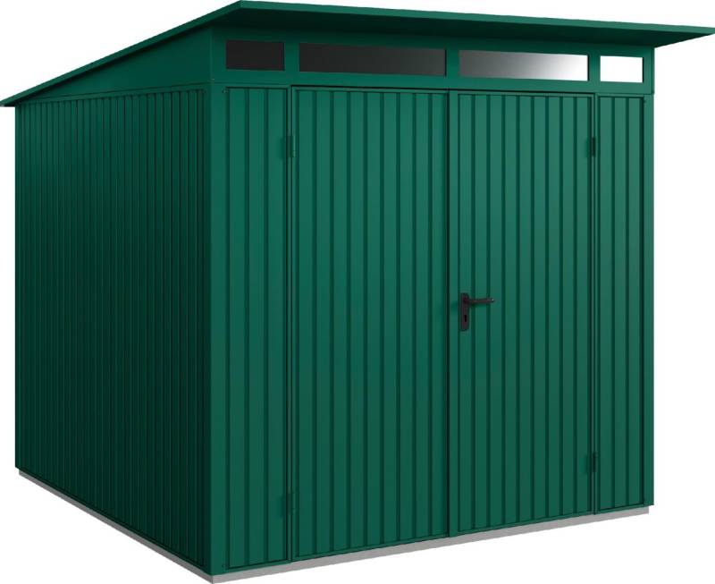EcoStar Gerätehaus Trend-P Typ 2 moosgrün 247,9 x 283,4 x 232,3 cm von EcoStar
