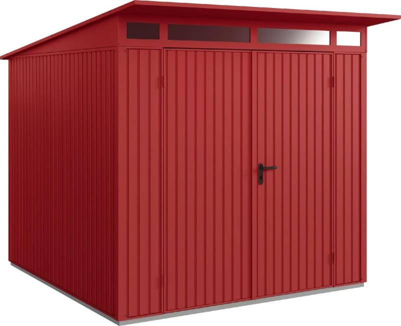 EcoStar Gerätehaus Trend-P Typ 2 purpurrot 247,9 x 283,4 x 232,3 cm von EcoStar