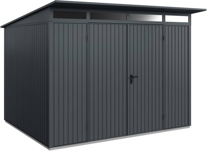 EcoStar Gerätehaus Trend-P Typ 3 anthrazitgrau 312,7 x 283,4 x 232,3 cm von EcoStar