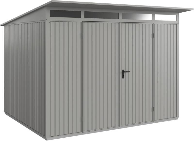 EcoStar Gerätehaus Trend-P Typ 3 graualuminium 312,7 x 283,4 x 232,3 cm von EcoStar