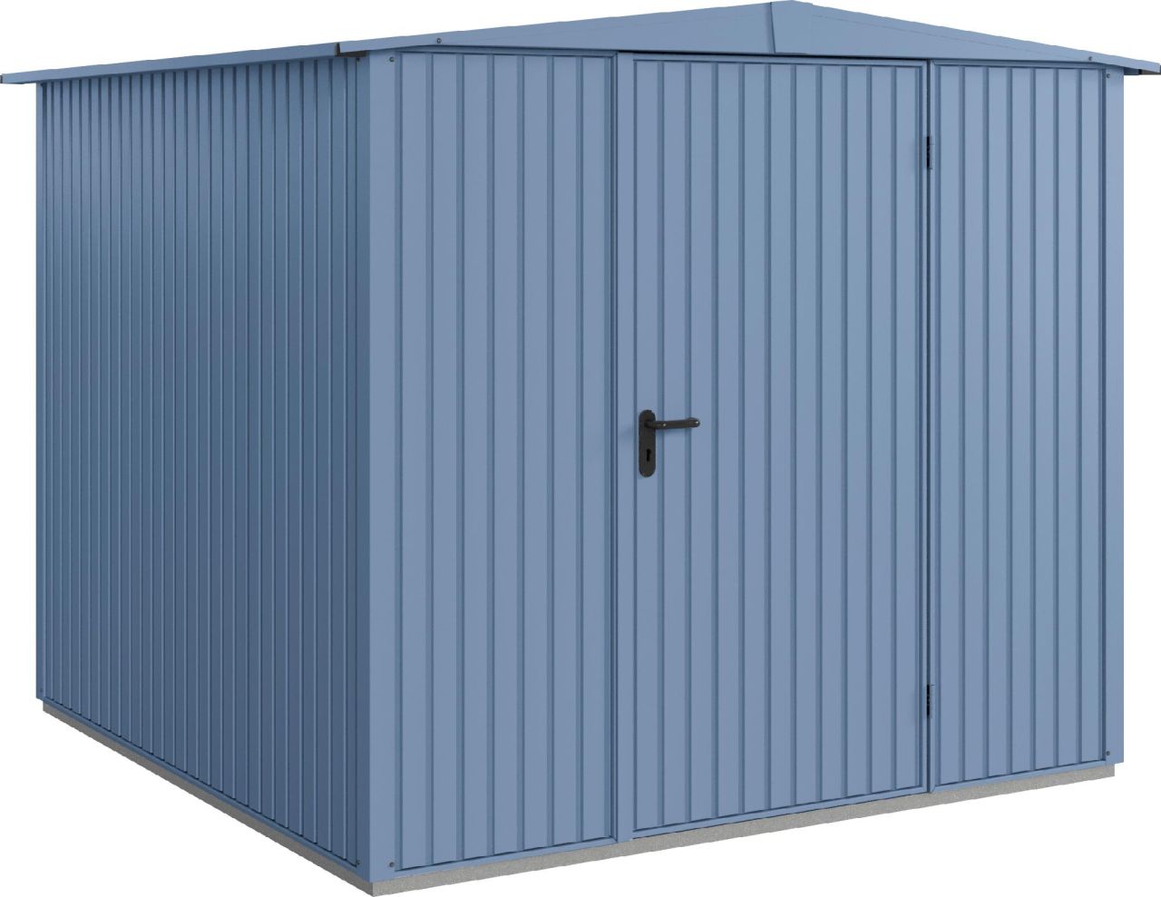 EcoStar Gerätehaus Trend-S Typ 2 258,8 x 247,7 x 216 cm taubenblau von EcoStar