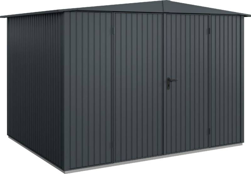 EcoStar Gerätehaus Trend-S Typ 3 323,6 x 247,7 x 219,4 cm anthrazitgrau von EcoStar