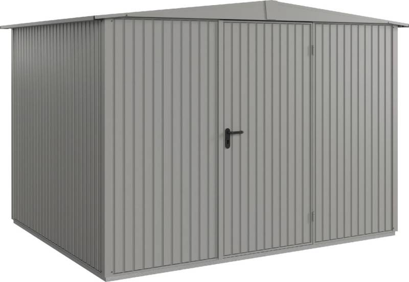 EcoStar Gerätehaus Trend-S Typ 3 323,6 x 247,7 x 219,4 cm graualuminium von EcoStar