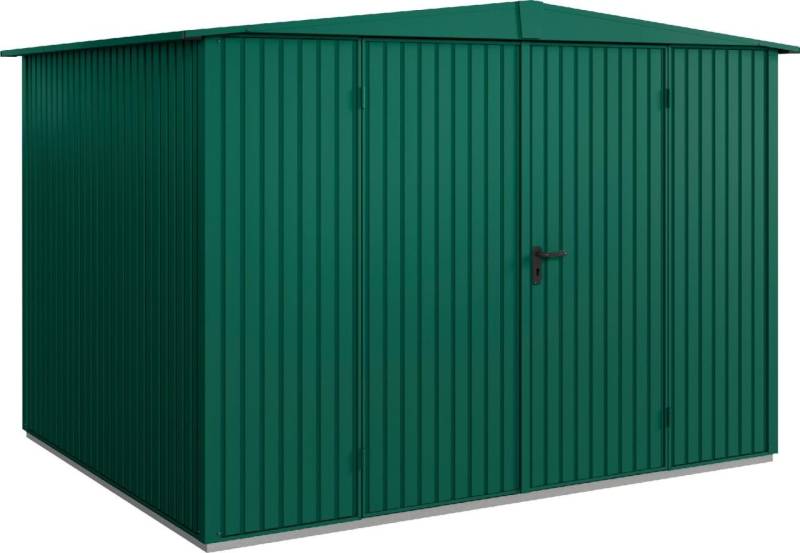 EcoStar Gerätehaus Trend-S Typ 3 323,6 x 247,7 x 219,4 cm moosgrün von EcoStar