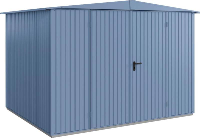 EcoStar Gerätehaus Trend-S Typ 3 323,6 x 247,7 x 219,4 cm taubenblau von EcoStar