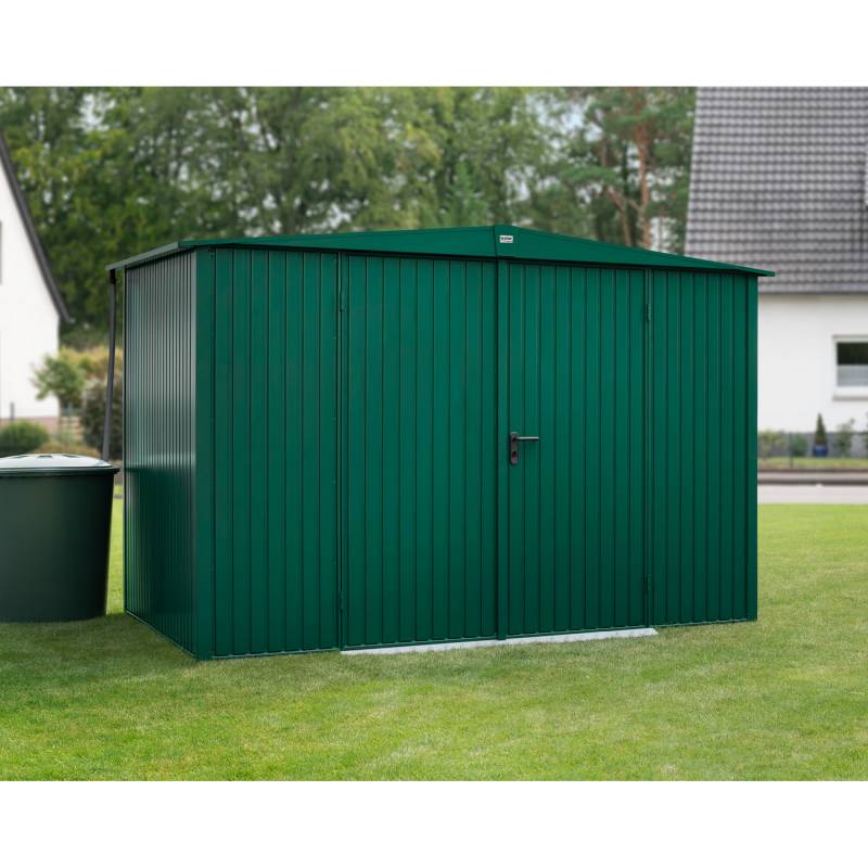 EcoStar Gerätehaus 'Trend-S Typ 3' moosgrün 302,8 x 238 cm, mit Doppeltür von EcoStar