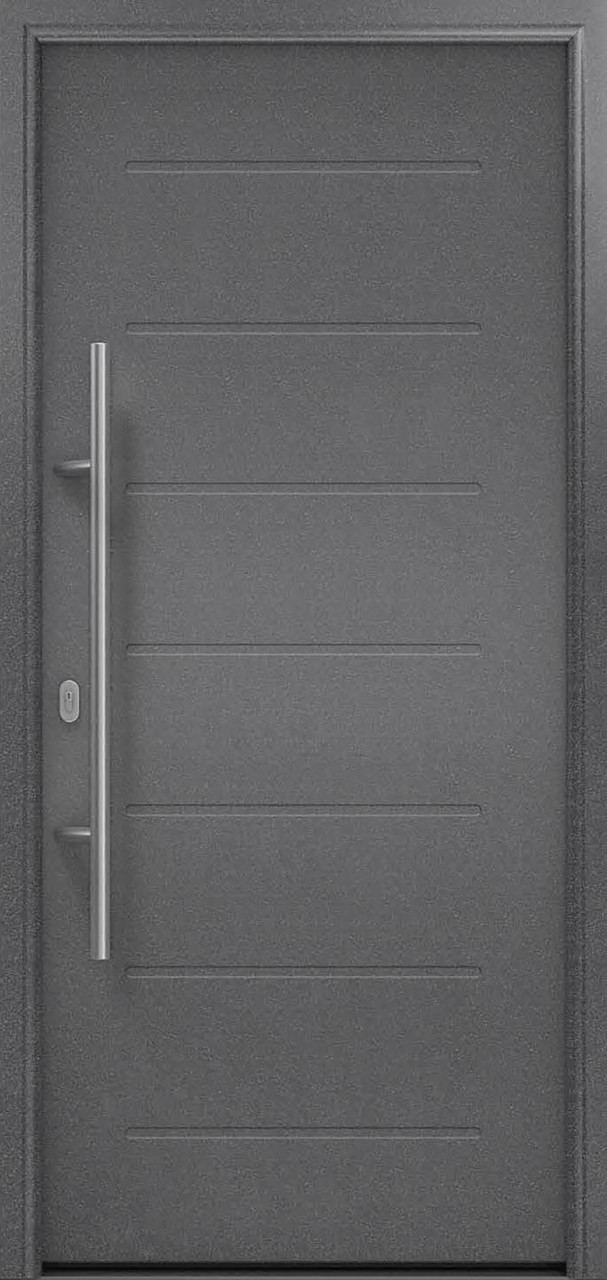 EcoStar Haustür ISOPRO IP 015 anthrazit metallic 110 x 210 cm von EcoStar