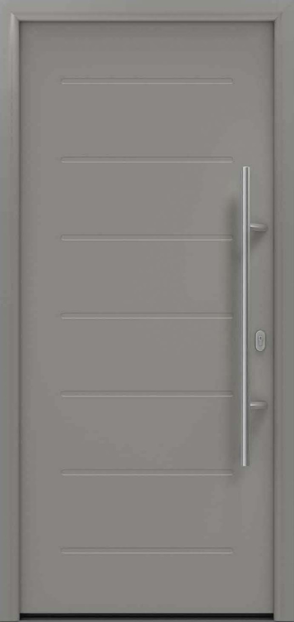 EcoStar Haustür ISOPRO IP 015 graualuminium 110 x 210 cm von EcoStar