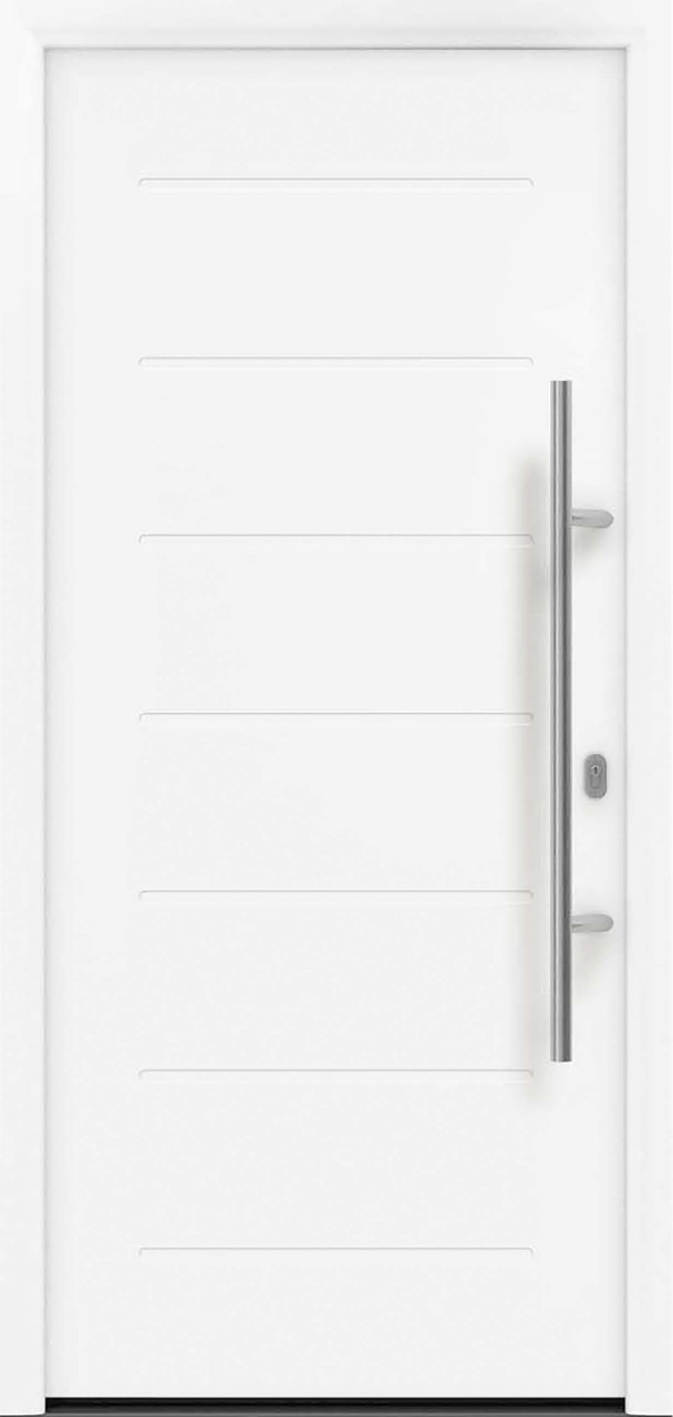 EcoStar Haustür ISOPRO IP 015 verkehrsweiß 110 x 210 cm von EcoStar