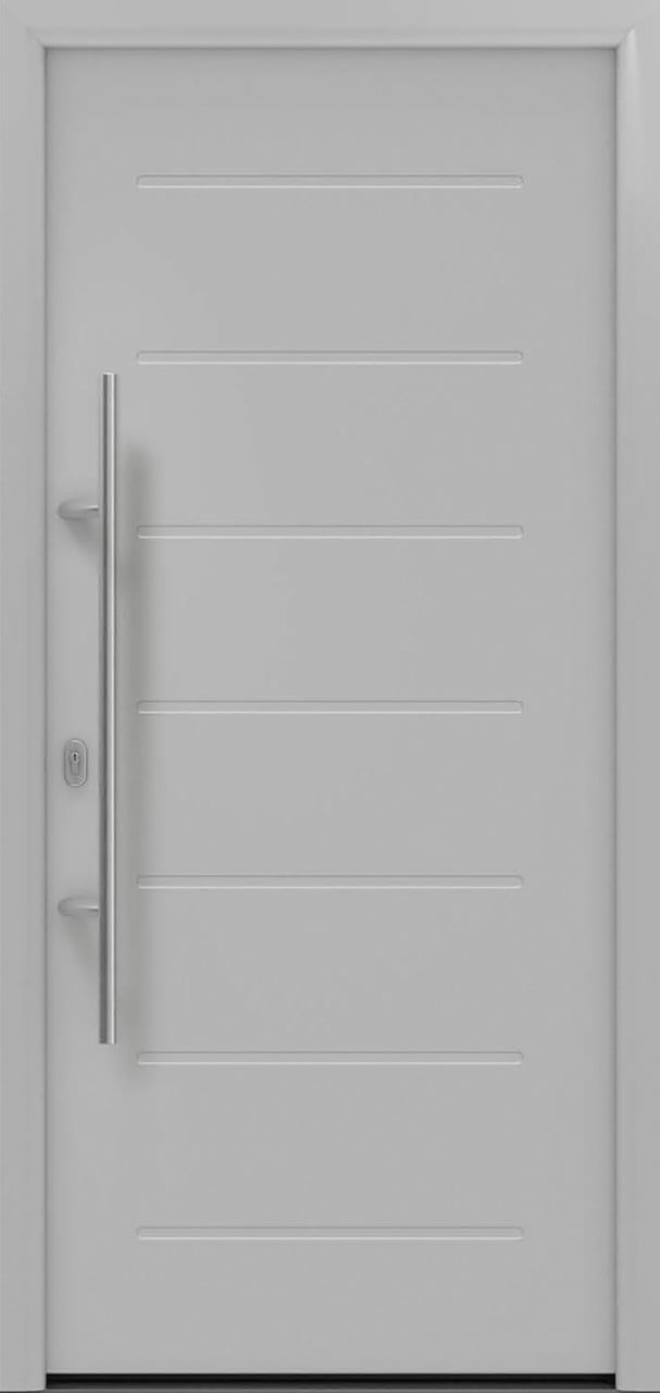 EcoStar Haustür ISOPRO IP 015 weißaluminium 110 x 210 cm von EcoStar