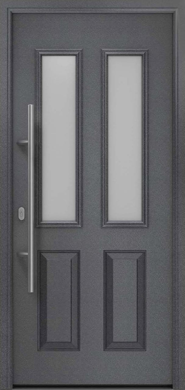 EcoStar Haustür ISOPRO IP 410S anthrazit metallic 110 x 210 cm von EcoStar