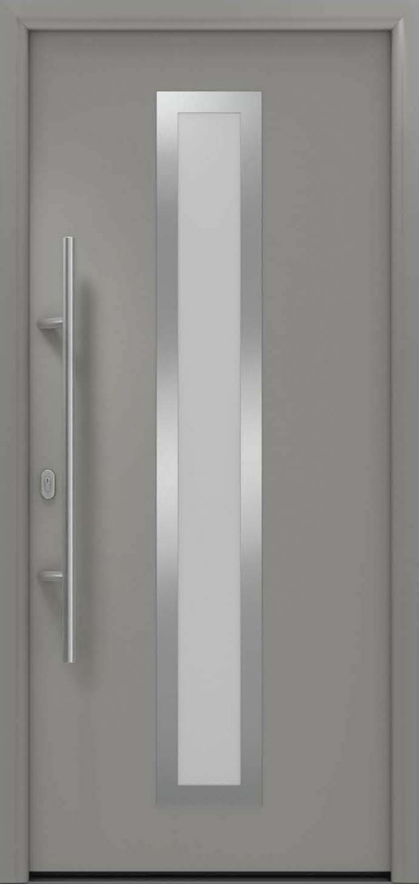 EcoStar Haustür ISOPRO IP 700S graualuminium 110 x 210 cm von EcoStar