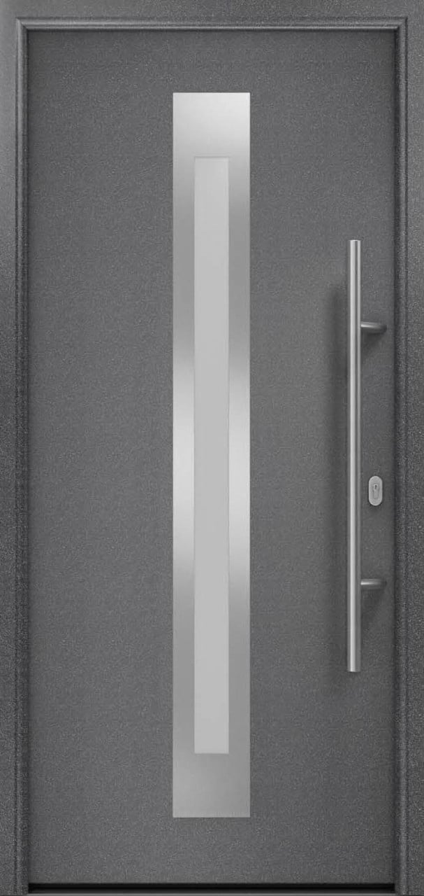 EcoStar Haustür ISOPRO IP 770S anthrazit metallic 110 x 210 cm von EcoStar