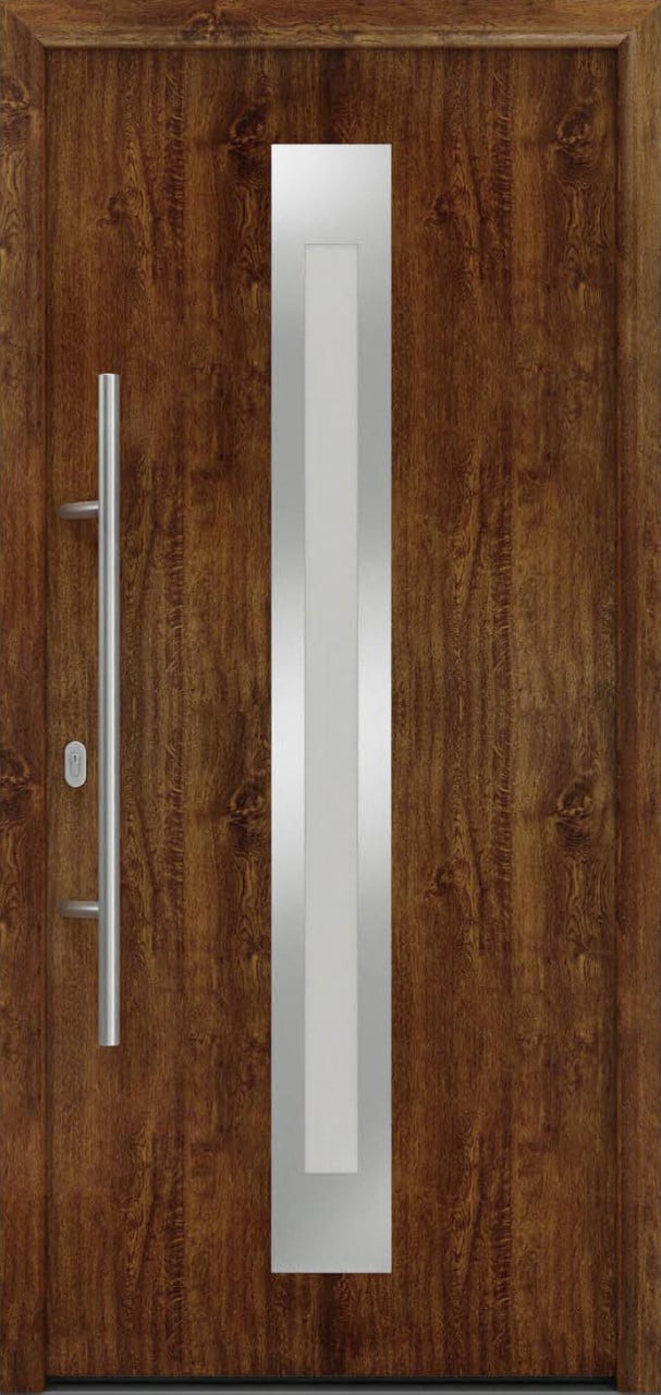 EcoStar Haustür ISOPRO IP 770S dark oak 110 x 210 cm von EcoStar