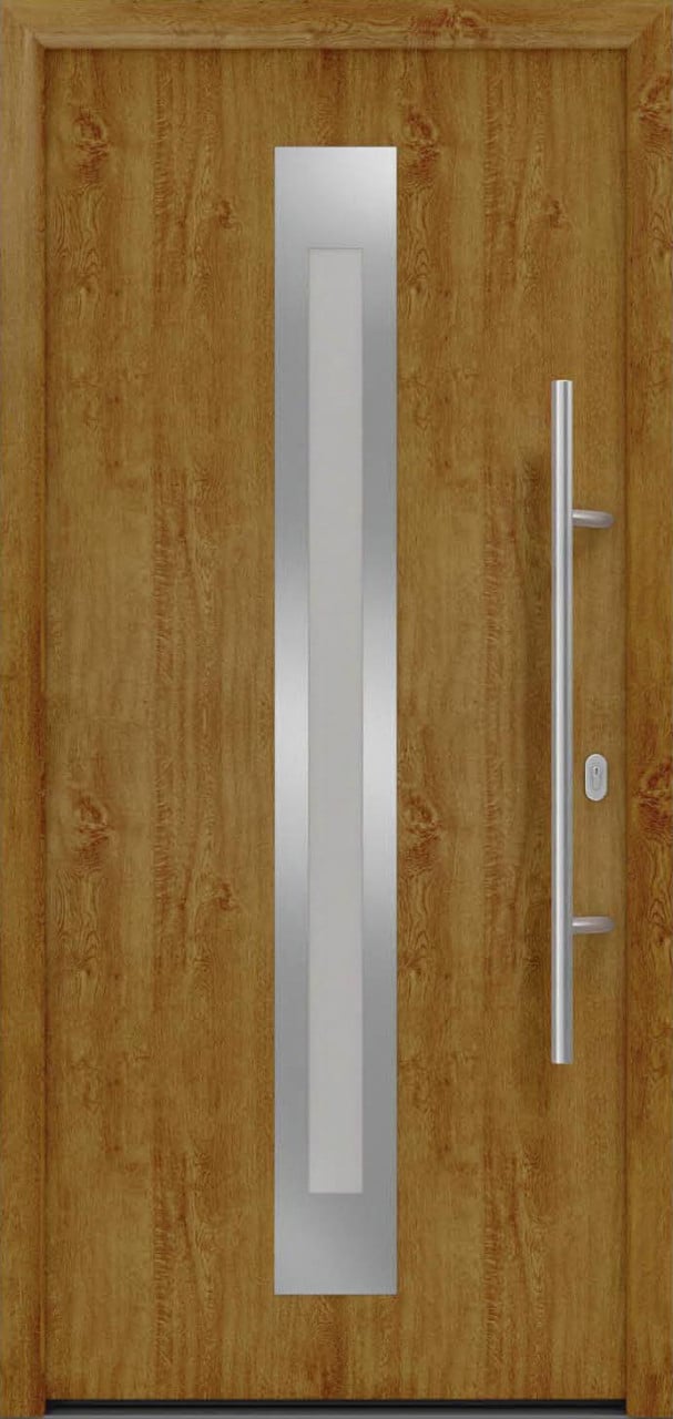 EcoStar Haustür ISOPRO IP 770S golden oak 110 x 210 cm von EcoStar