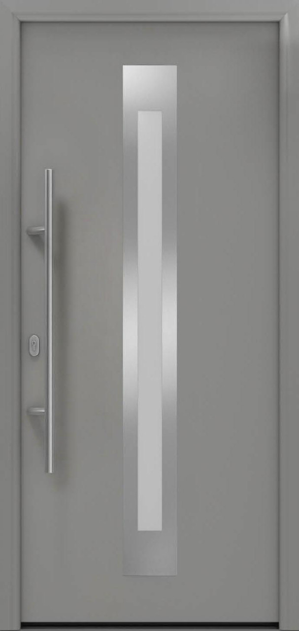EcoStar Haustür ISOPRO IP 770S graualuminium 110 x 210 cm von EcoStar