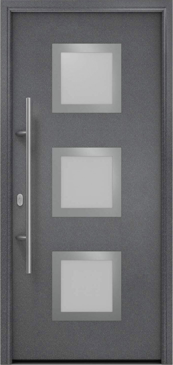 EcoStar Haustür ISOPRO IP 810S anthrazit metallic 110 x 210 cm von EcoStar