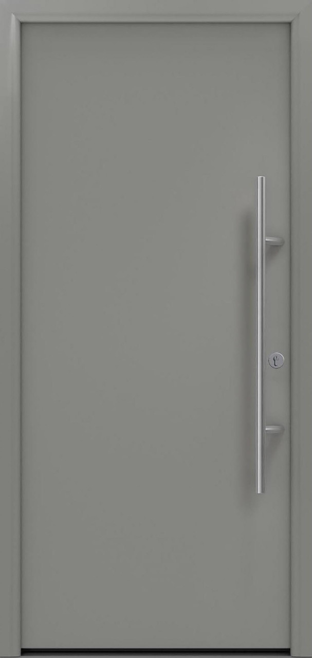 EcoStar Haustür ISOPRO Secur IPS 010 RC2 graualuminium 110 x 210 cm von EcoStar
