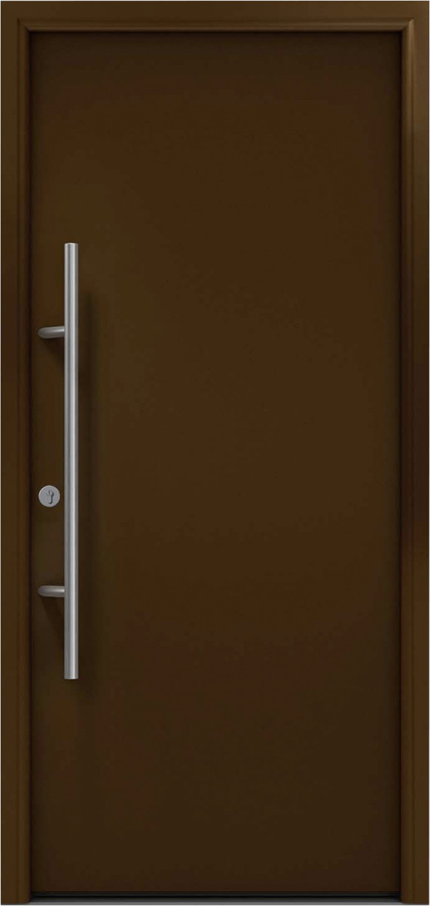EcoStar Haustür ISOPRO Secur IPS 010 RC2 terrabraun 110 x 210 cm von EcoStar