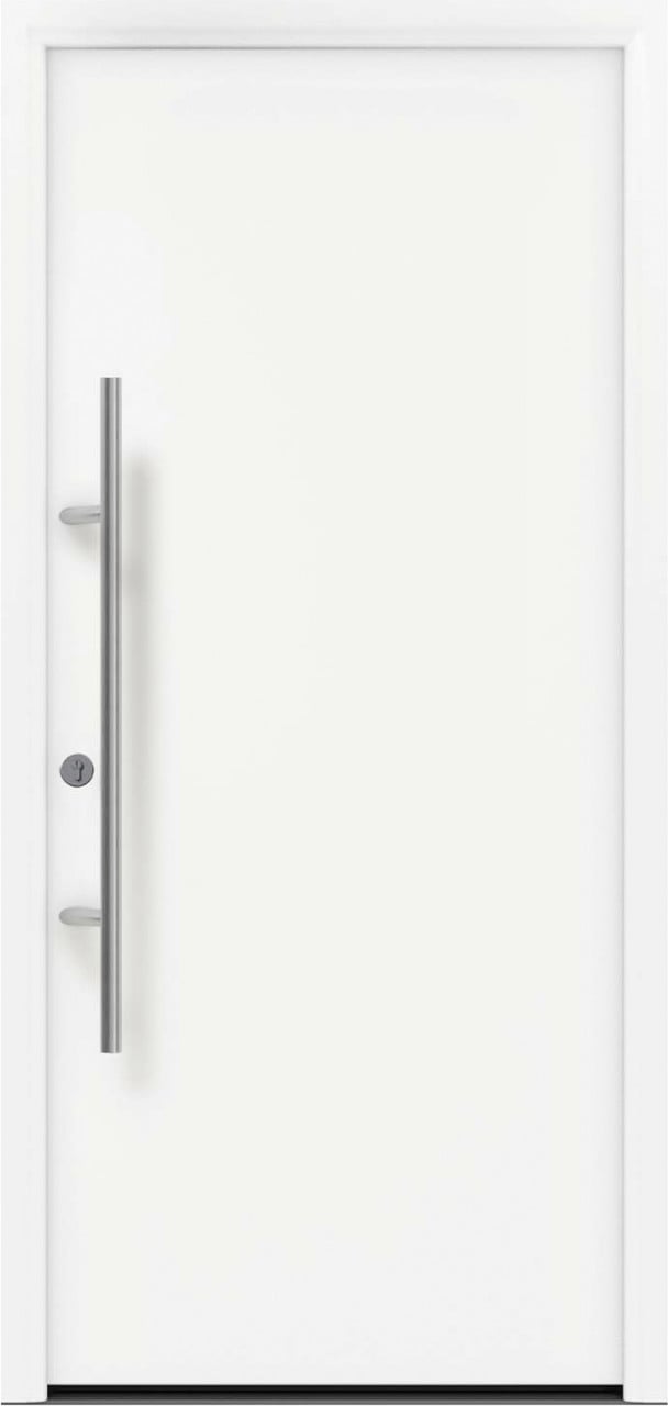 EcoStar Haustür ISOPRO Secur IPS 010 RC2 verkehrsweiß 110 x 210 cm von EcoStar