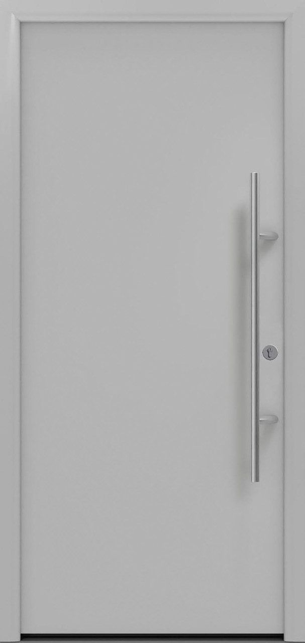 EcoStar Haustür ISOPRO Secur IPS 010 RC2 weißaluminium 110 x 210 cm von EcoStar