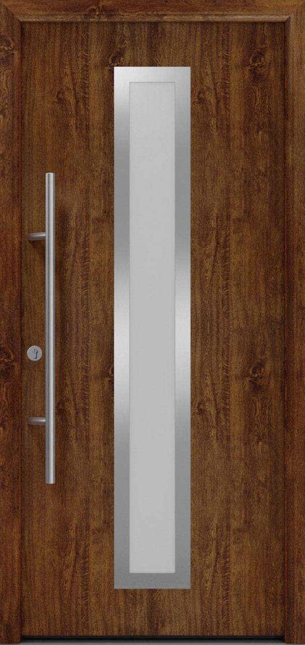 EcoStar Haustür ISOPRO Secur IPS 700S RC2 dark oak 110 x 210 cm von EcoStar