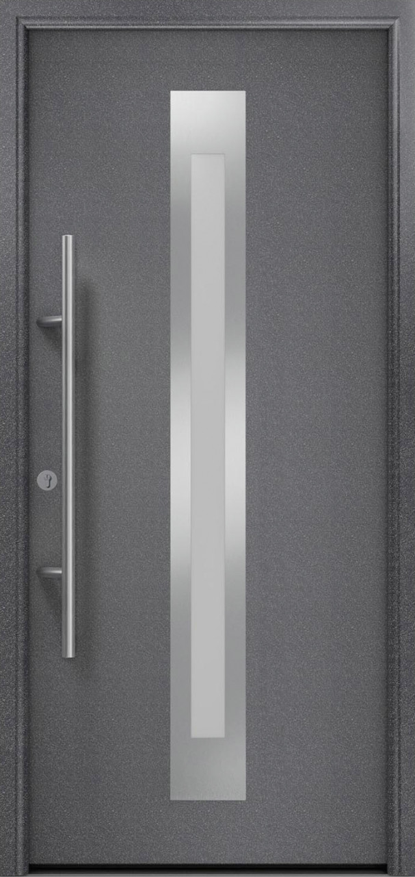 EcoStar Haustür ISOPRO Secur IPS 770S RC2 anthrazit metallic 110 x 210 cm von EcoStar